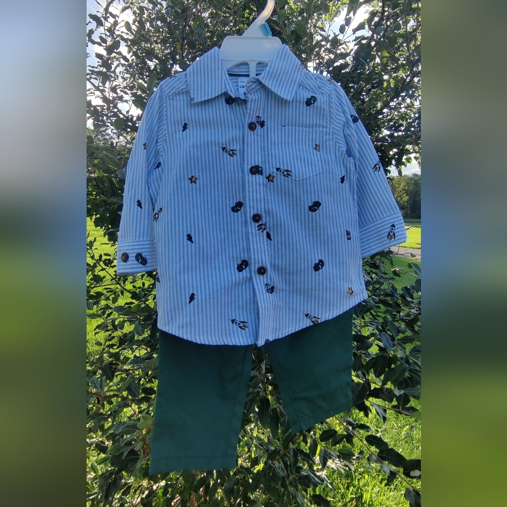 NWT Carter's 6 mos 2 piece outfit